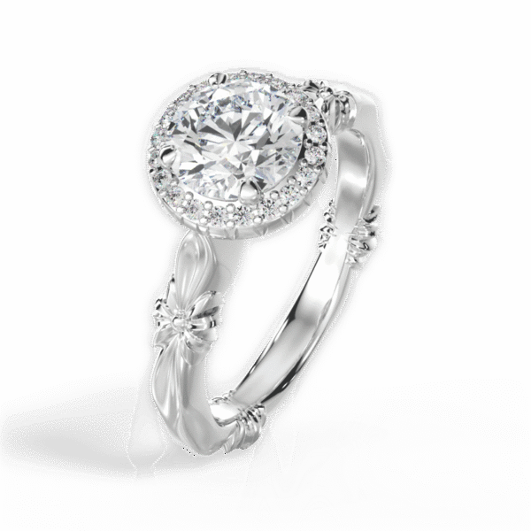 Shambh's The Rayn Diamond Halo Ring