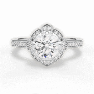 Shambh's The Quta Halo Diamond Ring