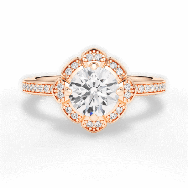 Shambh's The Quta Halo Diamond Ring