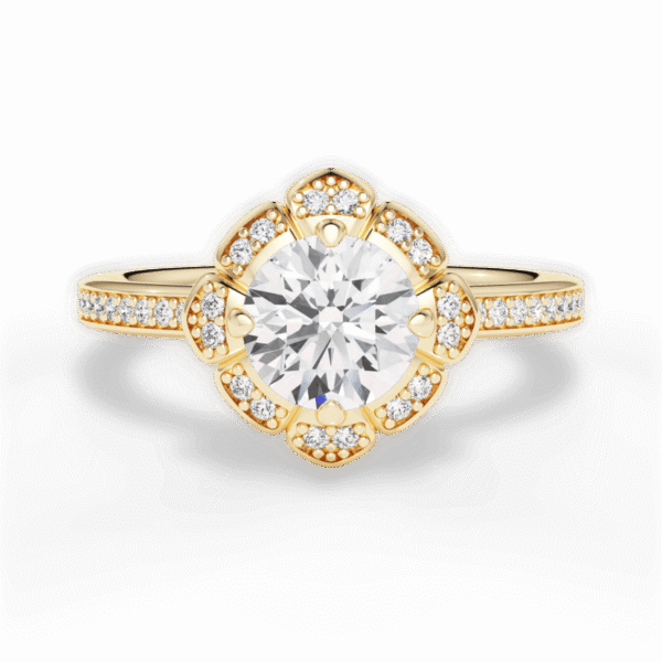 Shambh's The Quta Halo Diamond Ring