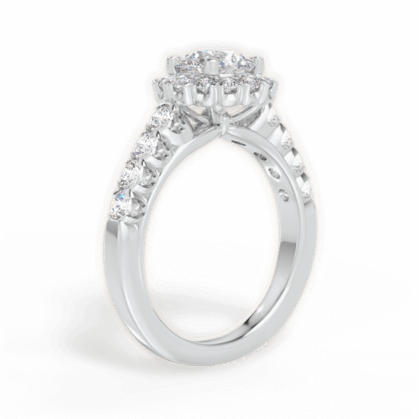 Shambh's Flora Royale Halo Engagement Ring