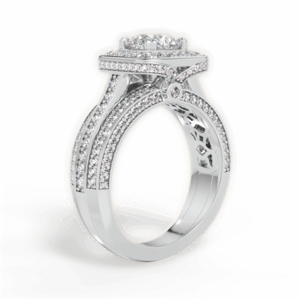 Priva Halo Engagement Ring