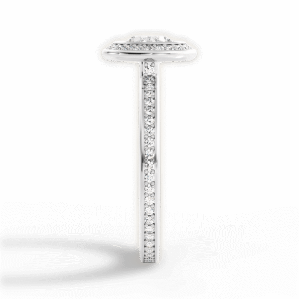 Shambh's Aurora Circle Halo Ring