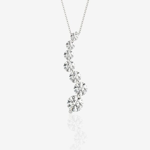Shambh's The Seven Diamond Minimalist Pendant