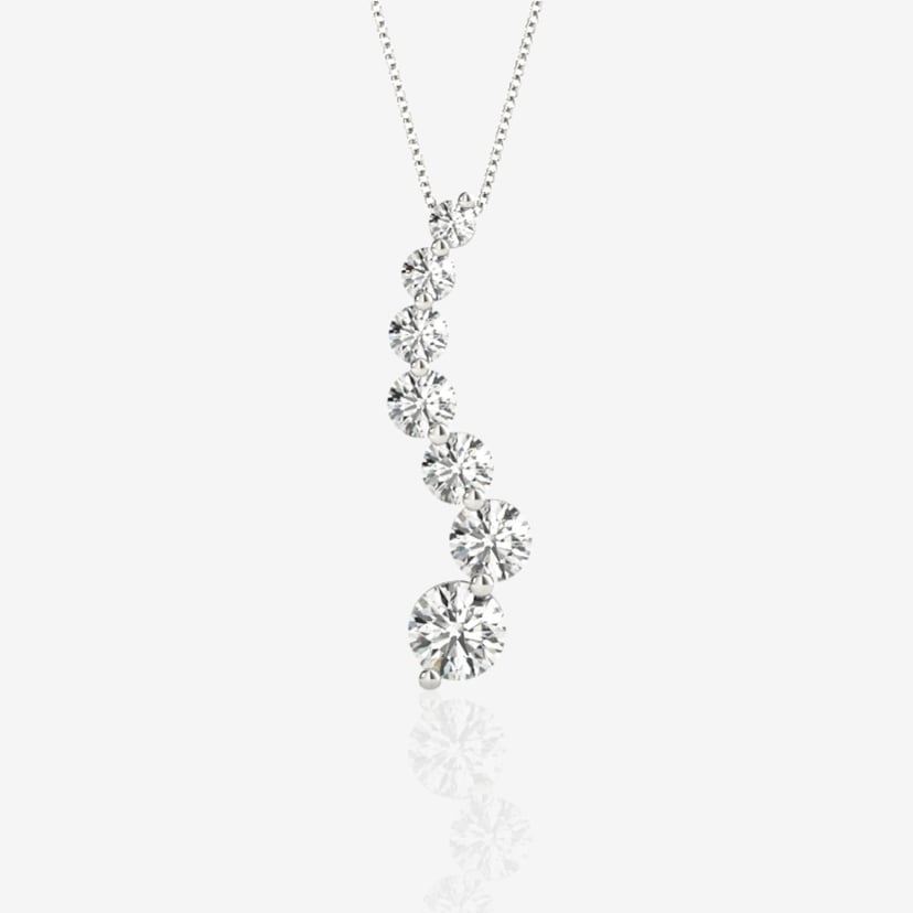 Shambh's The Seven Diamond Minimalist Pendant