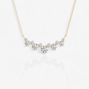 Alternative Curved Diamond Pendant