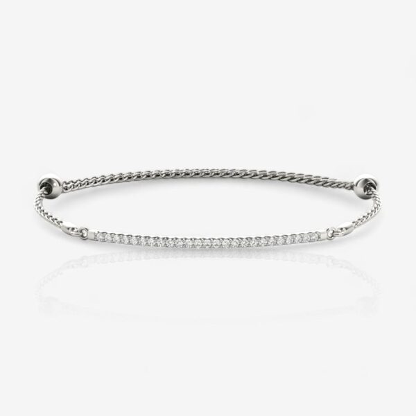 Kira Diamond Bar Pull Chain Bracelet