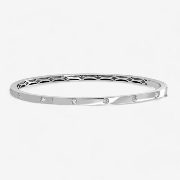 Veya Diamond Bangle Bracelet