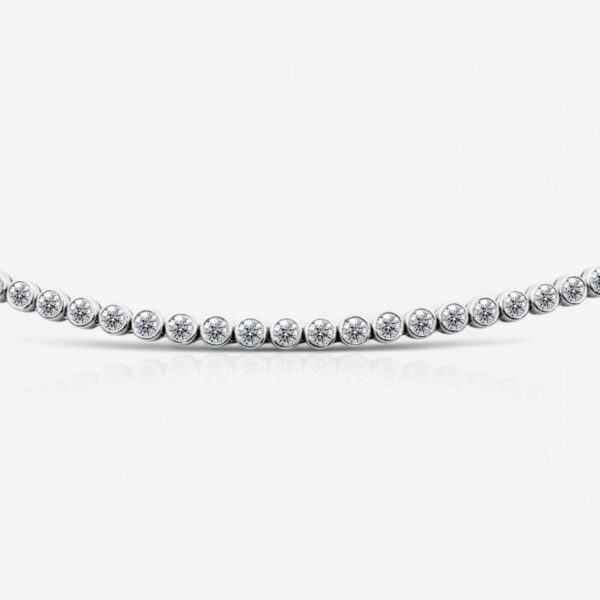 Lunessa Diamond Tennis Necklace - Image 2