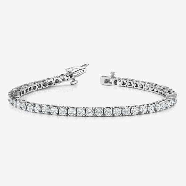 Four-Prong Diamond Tennis Bracelet