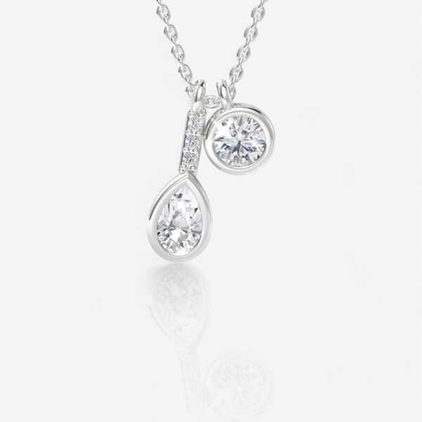 Shambh''s Dewlyn Drops Diamond Pendant
