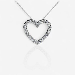 Heart Shape Diamond Pendant