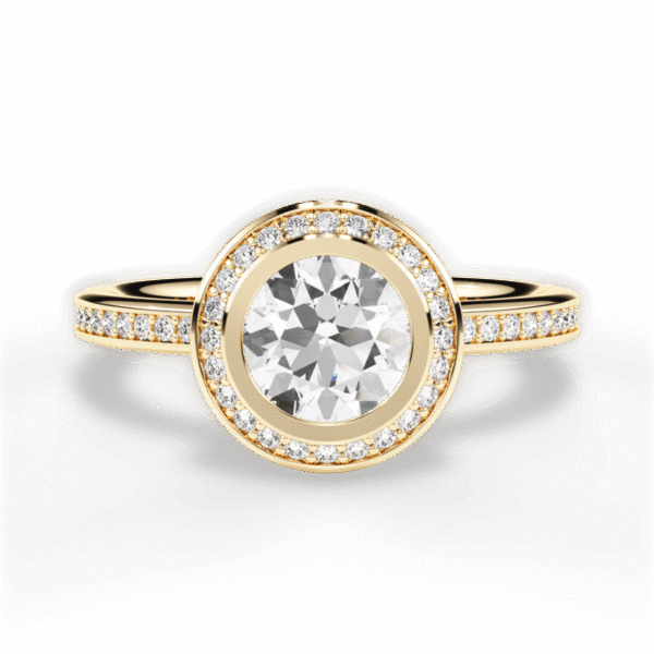 Shambh's Aurora Circle Halo Ring