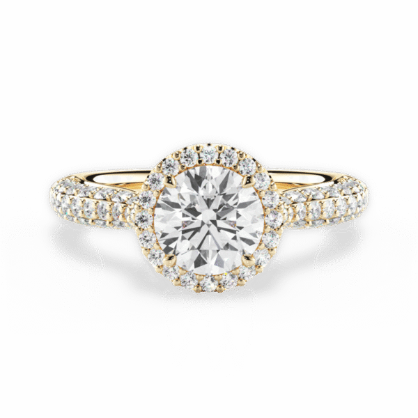 Shambh's Luna Promise Halo Ring