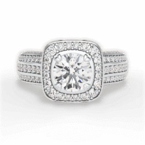 Priva Halo Engagement Ring