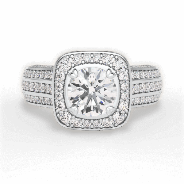 Priva Halo Engagement Ring
