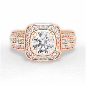 Priva Halo Engagement Ring