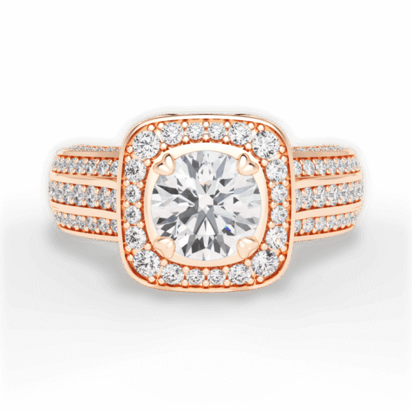 Priva Halo Engagement Ring