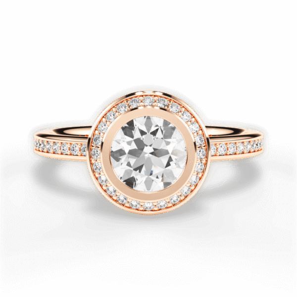 Shambh's Aurora Circle Halo Ring