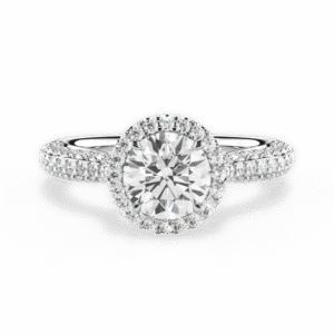Shambh's Luna Promise Halo Ring