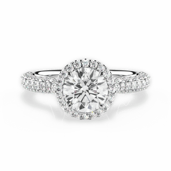 Shambh's Luna Promise Halo Ring