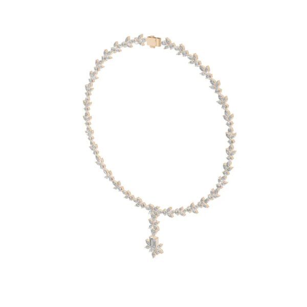 Stellar Cascade Diamond Necklace