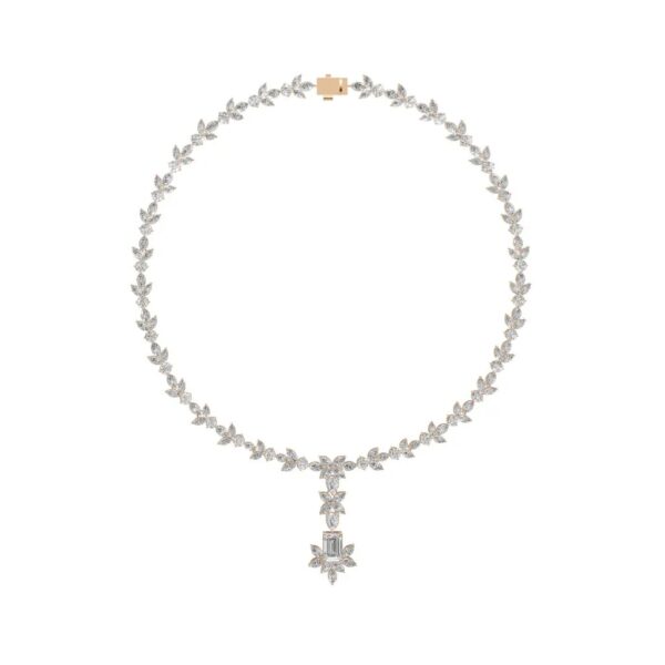 Stellar Cascade Diamond Necklace