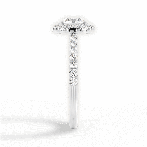 Echo Halo Engagement Ring
