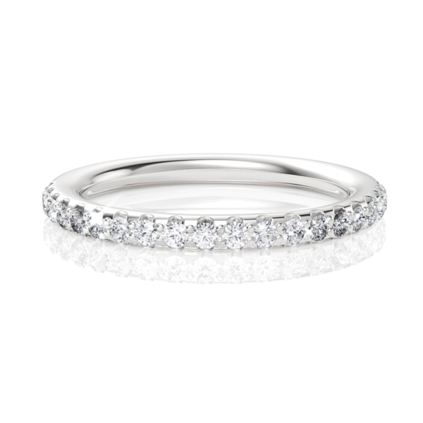 Tessara Shared Prong Diamond Wedding Ring