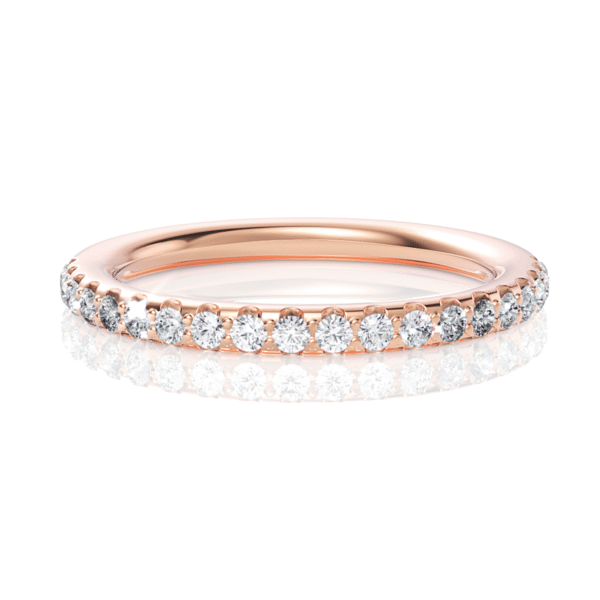 Tessara Shared Prong Diamond Wedding Ring