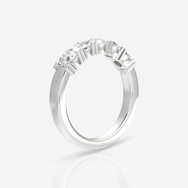 Five-Stone Round Diamond Wedding Ring
