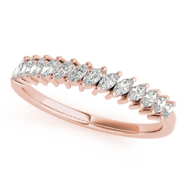 Women's 0.38ct Marquise Diamond Wedding Ring
