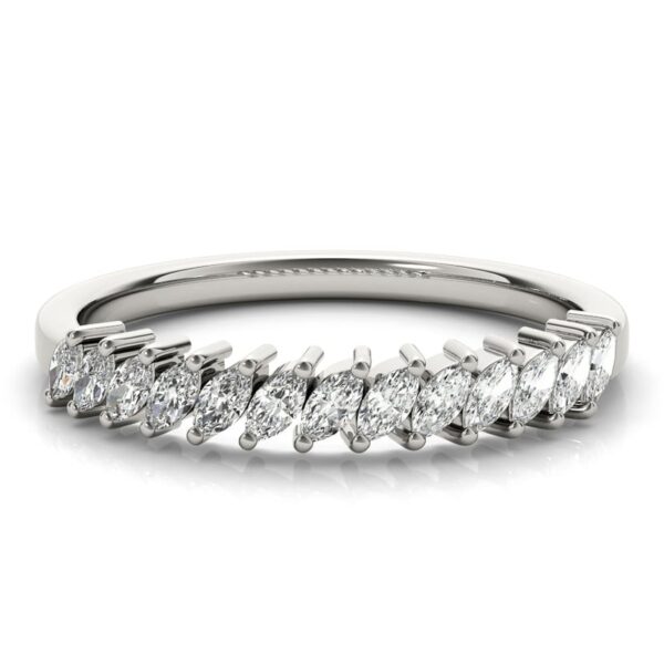Women's 0.38ct Marquise Diamond Wedding Ring