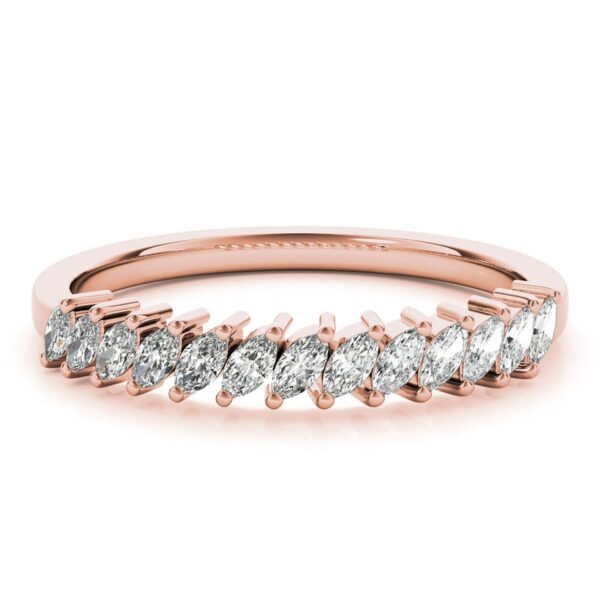 Women's 0.38ct Marquise Diamond Wedding Ring