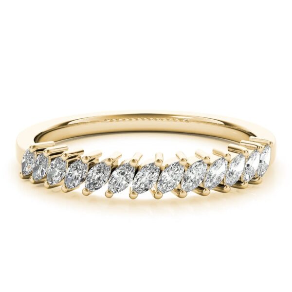 Women's 0.38ct Marquise Diamond Wedding Ring