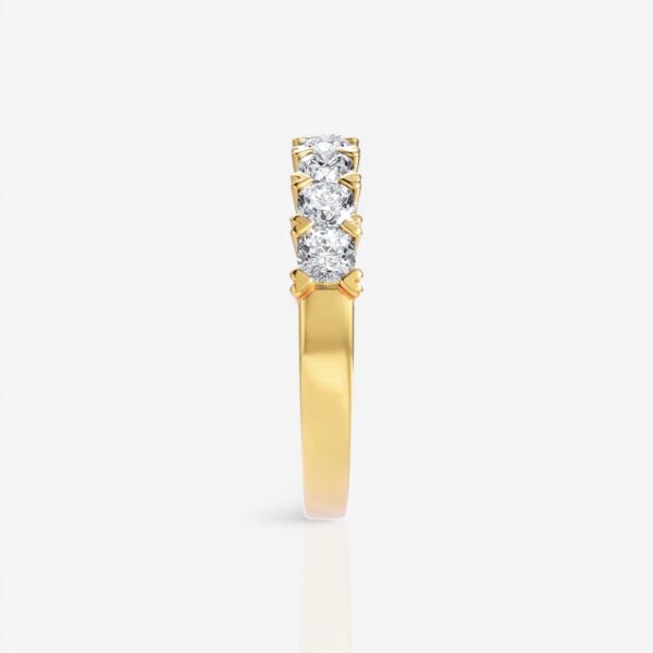 Nine-Stone Cushion Diamond Wedding Ring - Image 6