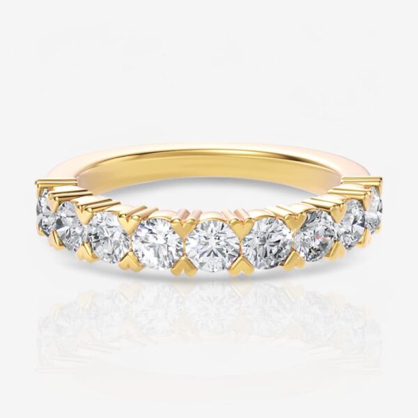 Elandra Round Diamond Wedding Ring