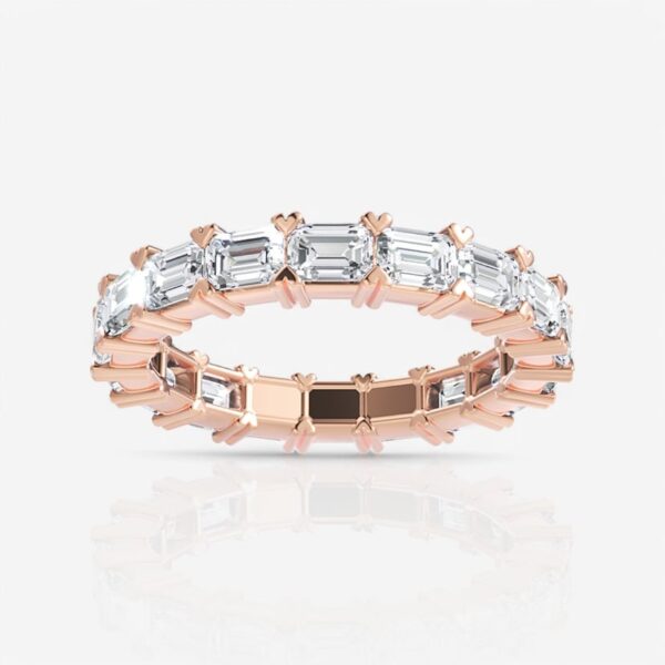 Emerald Diamond Eternity Band