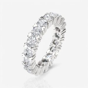 Shared Prong Round Diamond Eternity Band