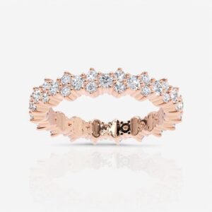 Soline Round Garland Diamond Eternity Ring