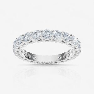Round Shared Prong Diamond Eternity Band