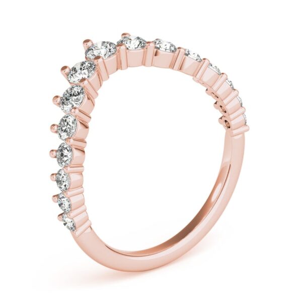 Women's Diamond Chevron Wedding Ring