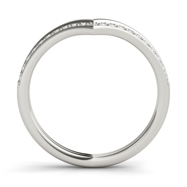 Women's Double Chevron Diamond Wedding Ring