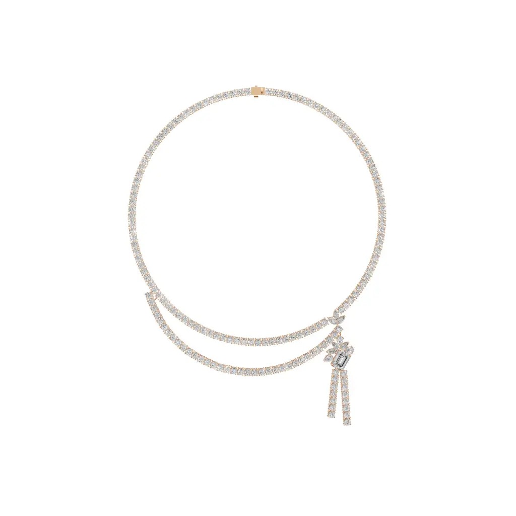 Dewdrop Halo Necklace - Image 2